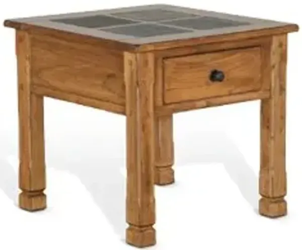 Sunny Designs Sedona Rustic Oak End Table