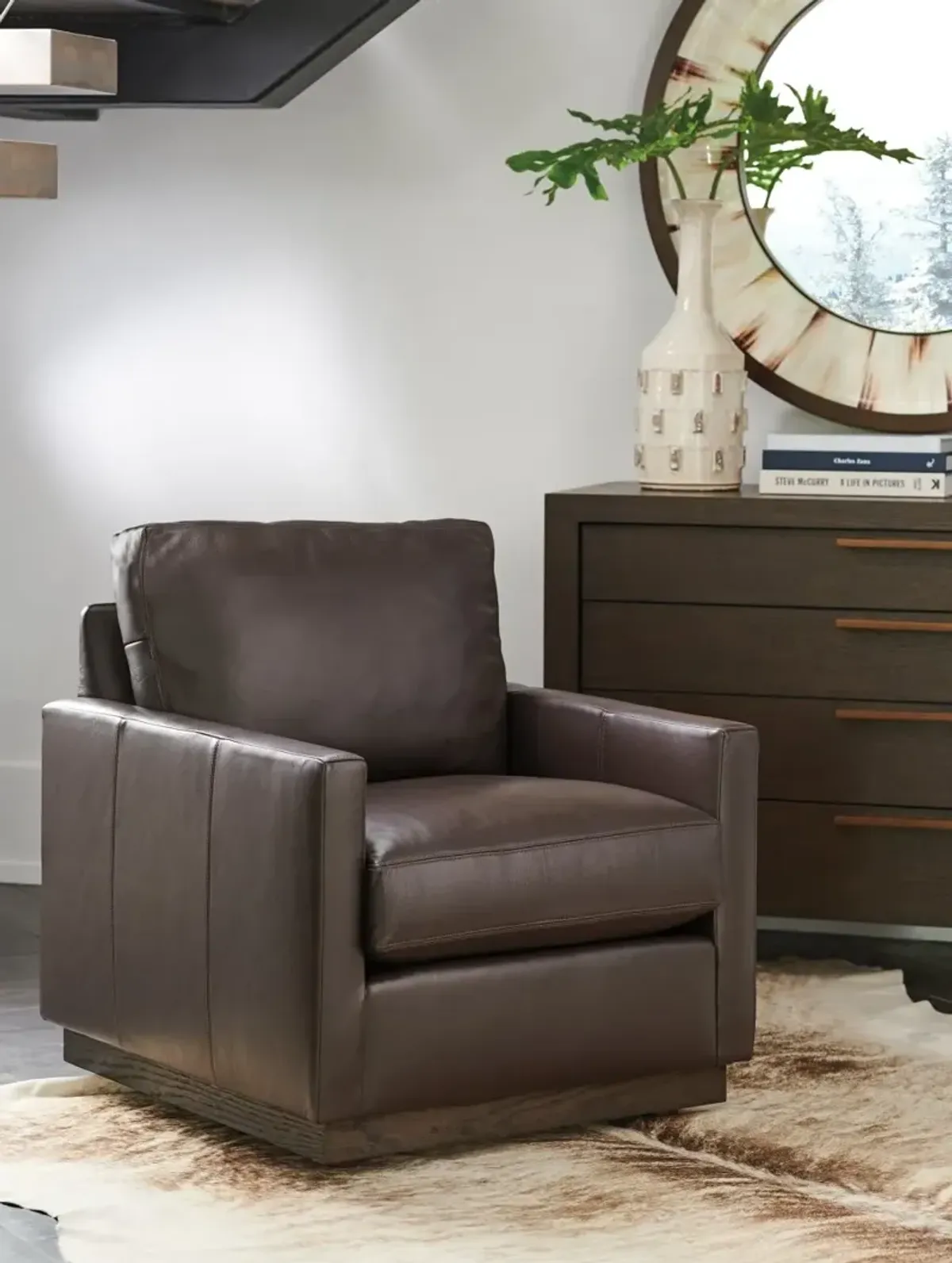 Barclay Butera Upholstery by Barclay Butera Meadow View Leather Chair