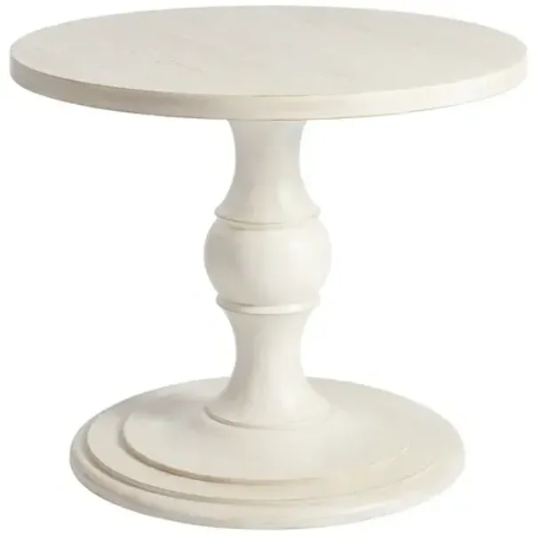 Barclay Butera by Lexington Newport Corona 36 Inch Wood Center End Table White Washed