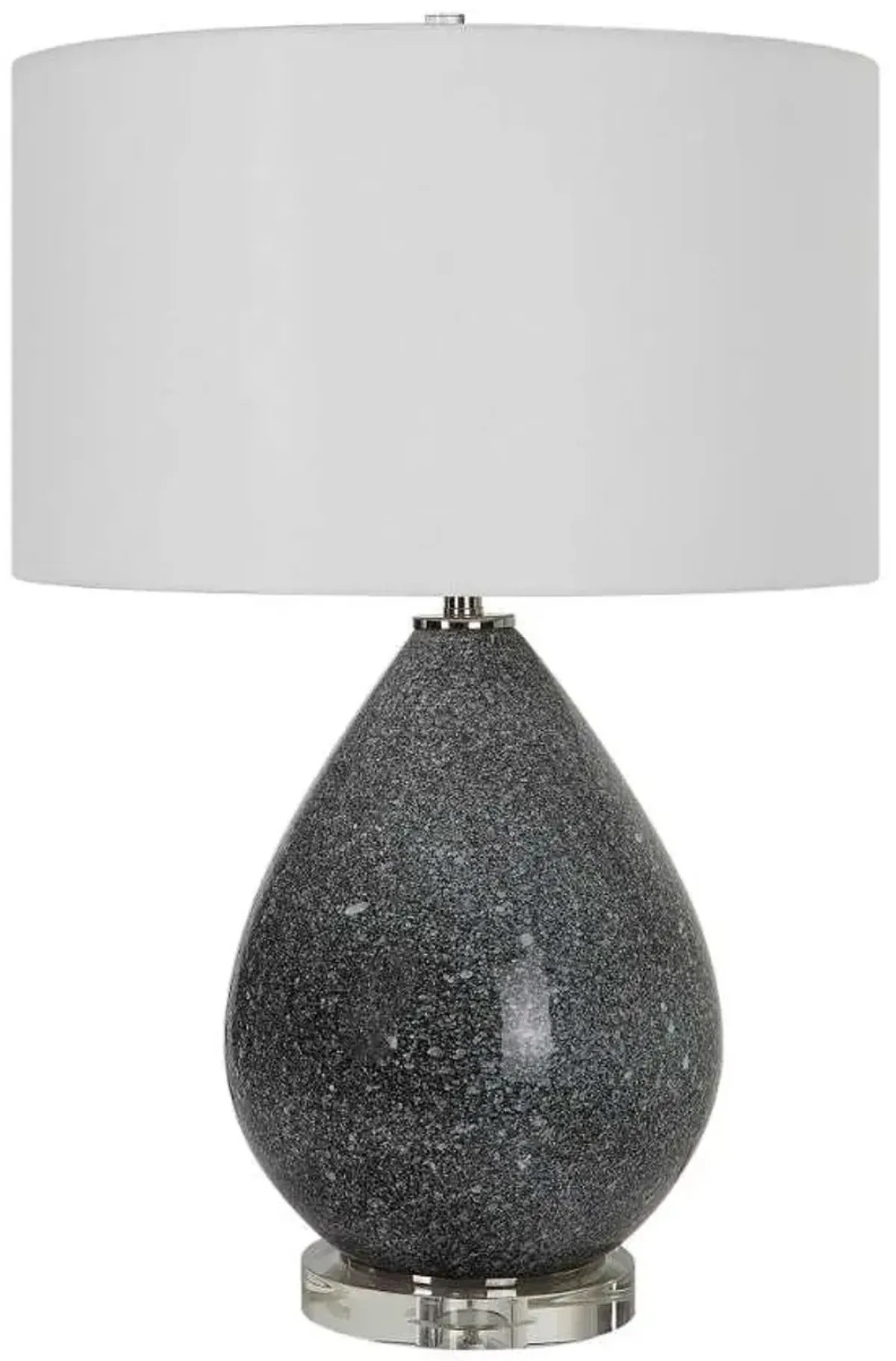 Uttermost Nebula Black/White Table Lamp