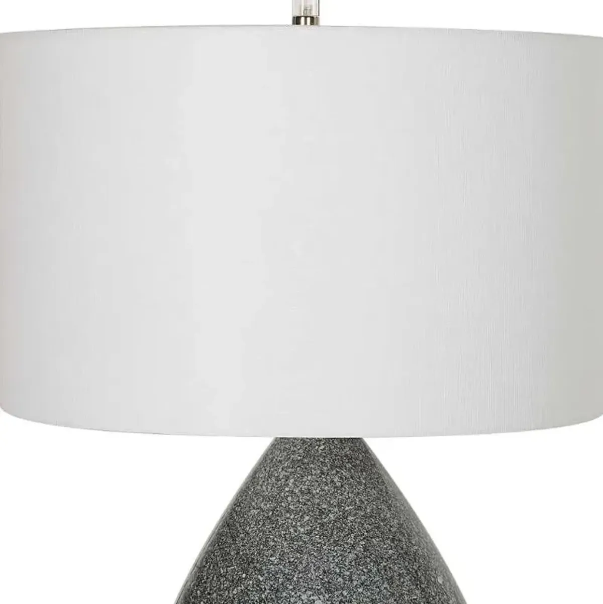 Uttermost Nebula Black/White Table Lamp