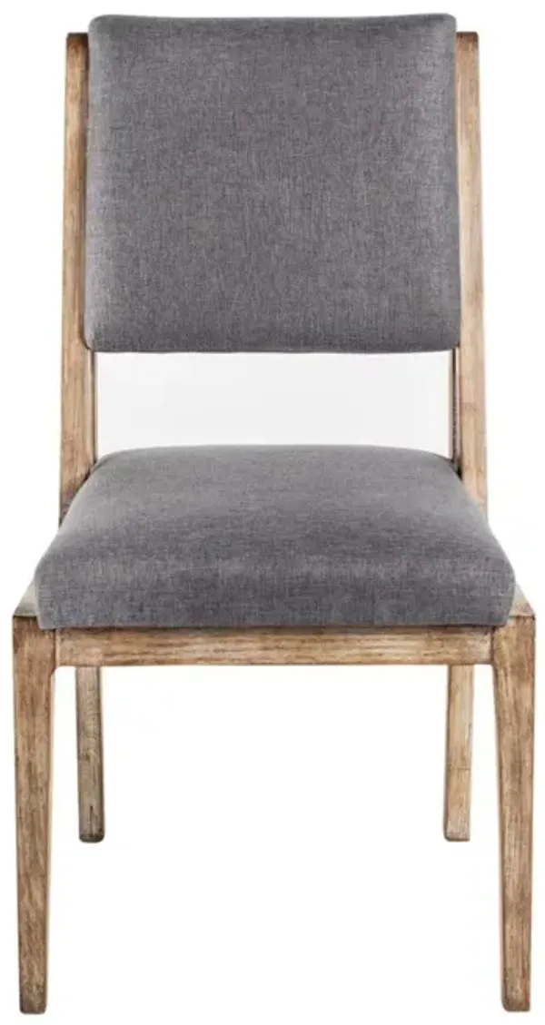 ANTIQUE NATURAL GREY/GREY CECILIA DINING CHAIR