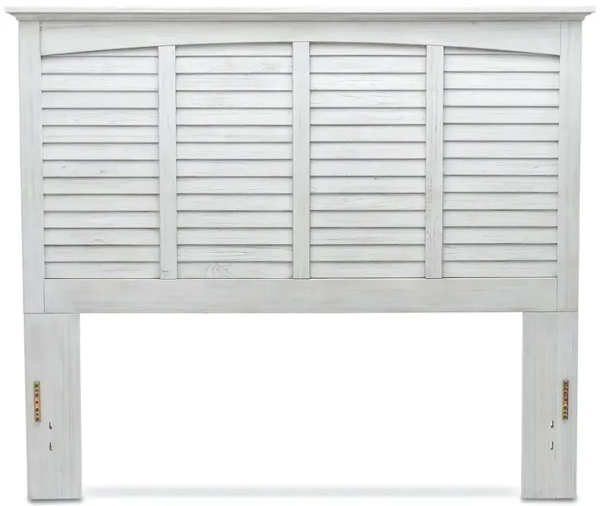 Seawinds Surfside Weathered White Finish Queen Headboard