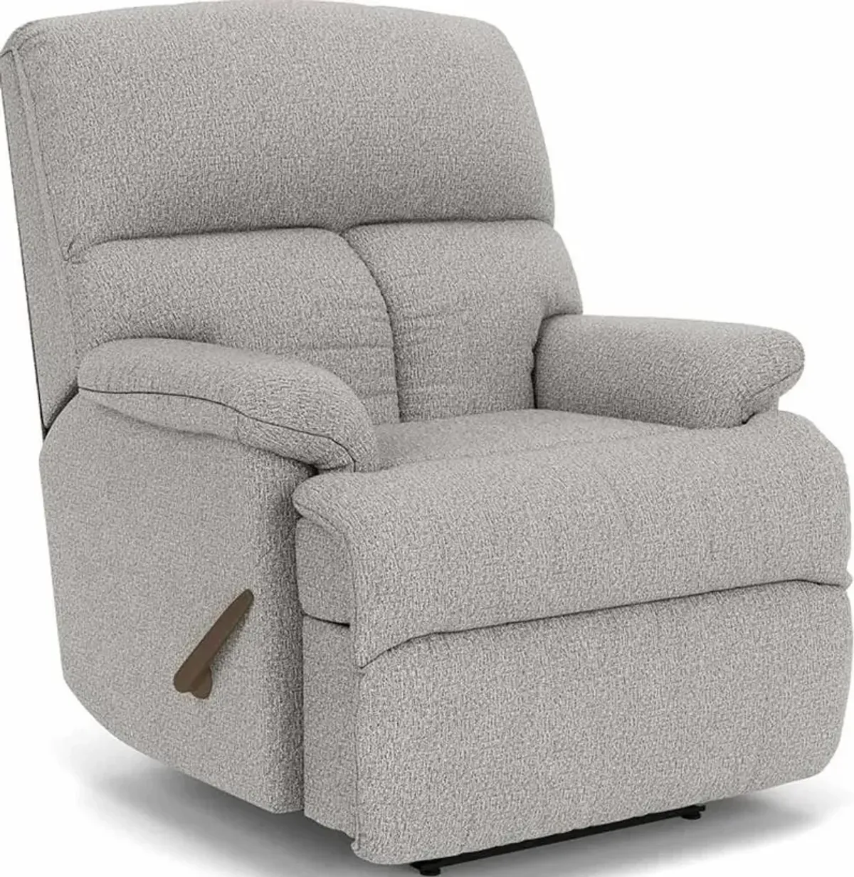 Flexsteel Triton Silver Spray Manual Recliner