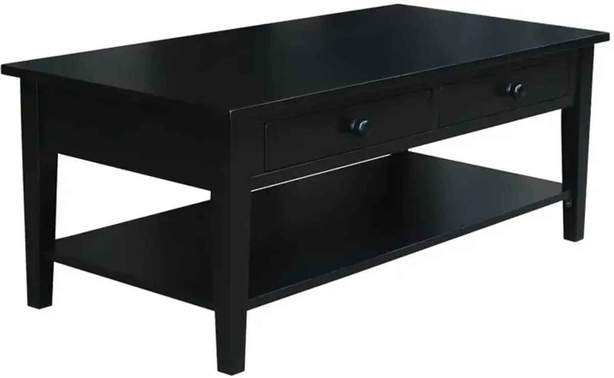 John Thomas Destinations Spencer Coffee Table in Black