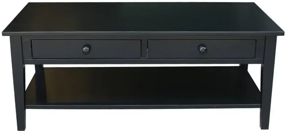 John Thomas Destinations Spencer Coffee Table in Black
