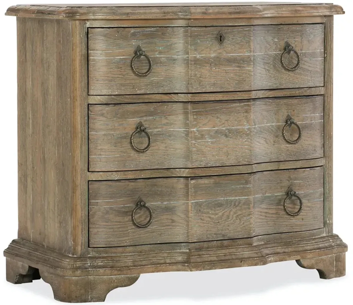 Hooker Furniture Boheme Bastogne 3-Drawer Nightstand