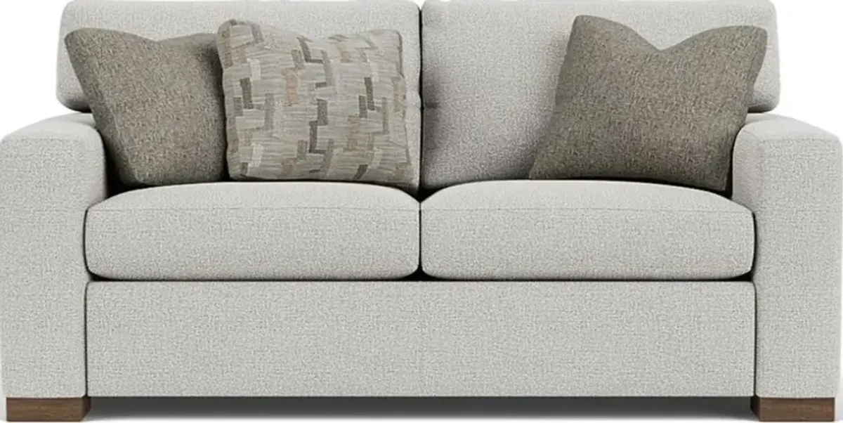 Flexsteel Bryant Silver Glacier Loveseat