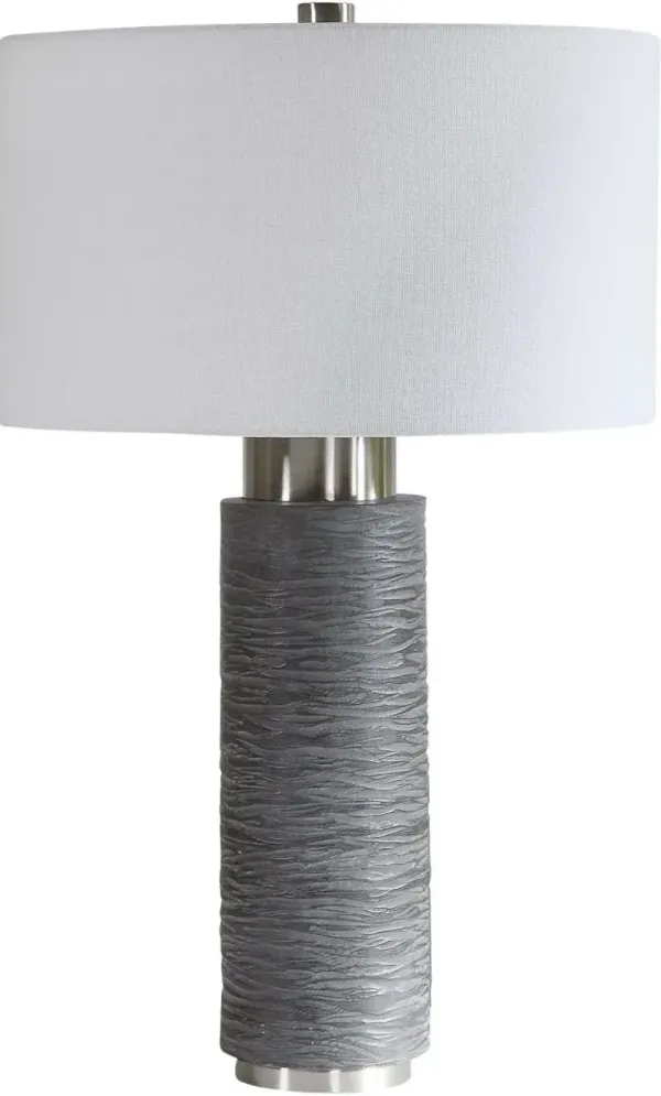 STRATHMORE STONE GRAY TABLE LAMP