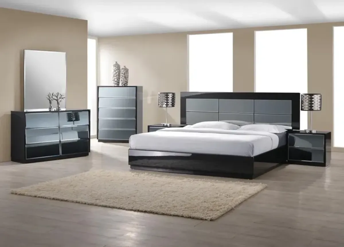 Chintaly Venice Contemporary King Size Bed