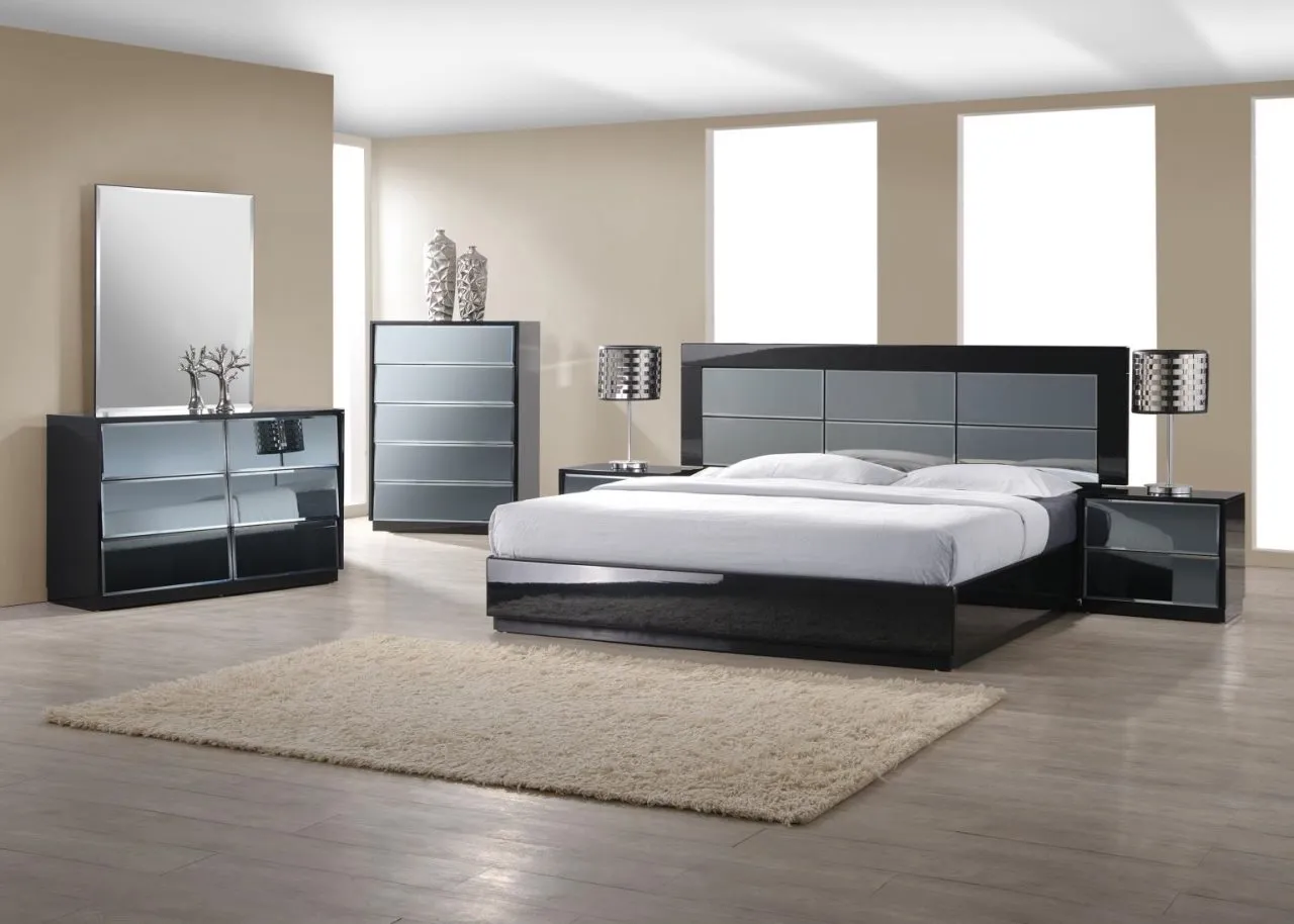 VENICE CONTEMPORARY KING SIZE BED