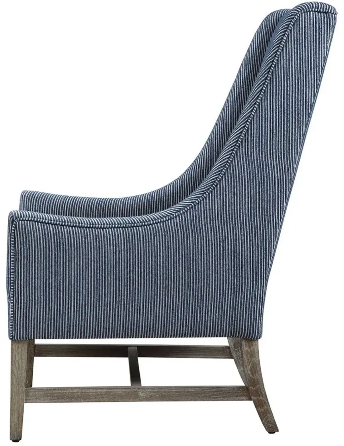 Uttermost Galiot Blue Accent Chair