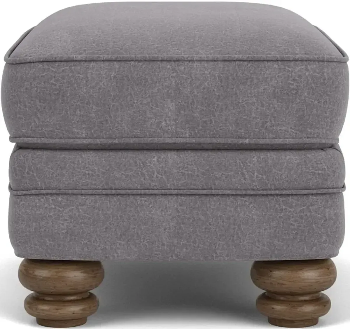 Flexsteel Bay Bridge Gray Charcoal Ottoman