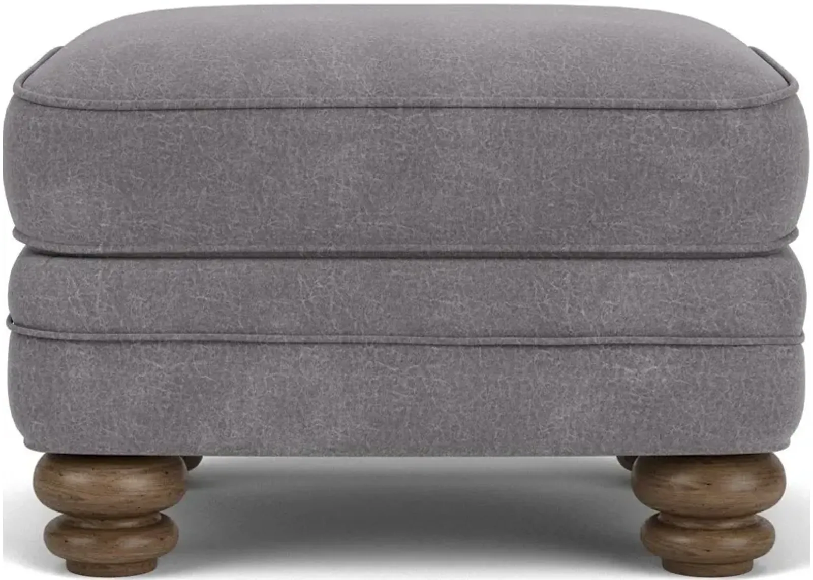 Flexsteel Bay Bridge Gray Charcoal Ottoman