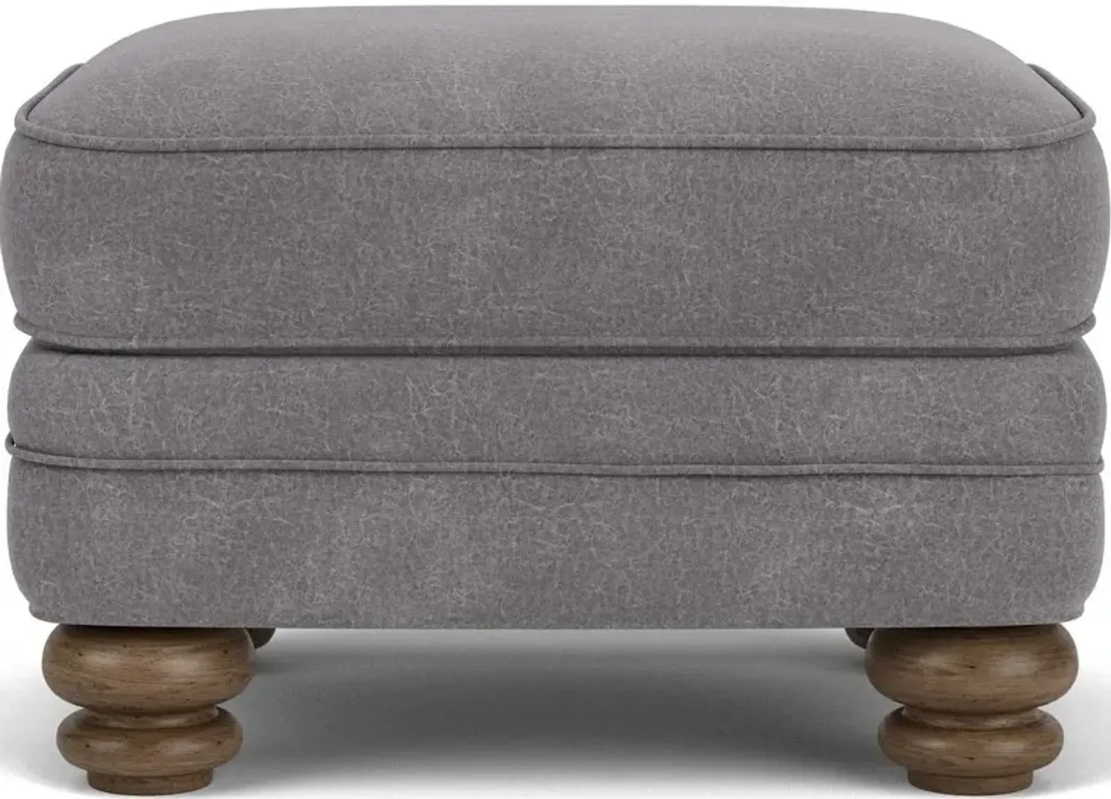 Flexsteel Bay Bridge Gray Charcoal Ottoman