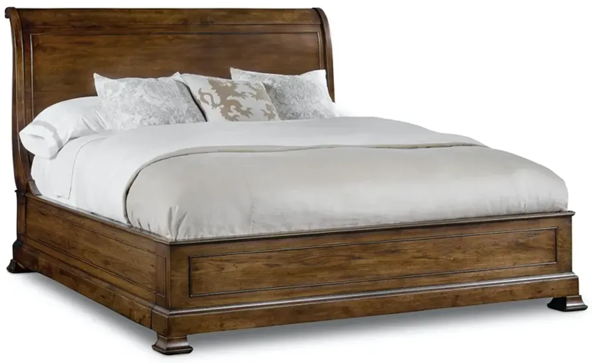 Hooker Furniture Archivist King Sleigh Bed with Low Footboard