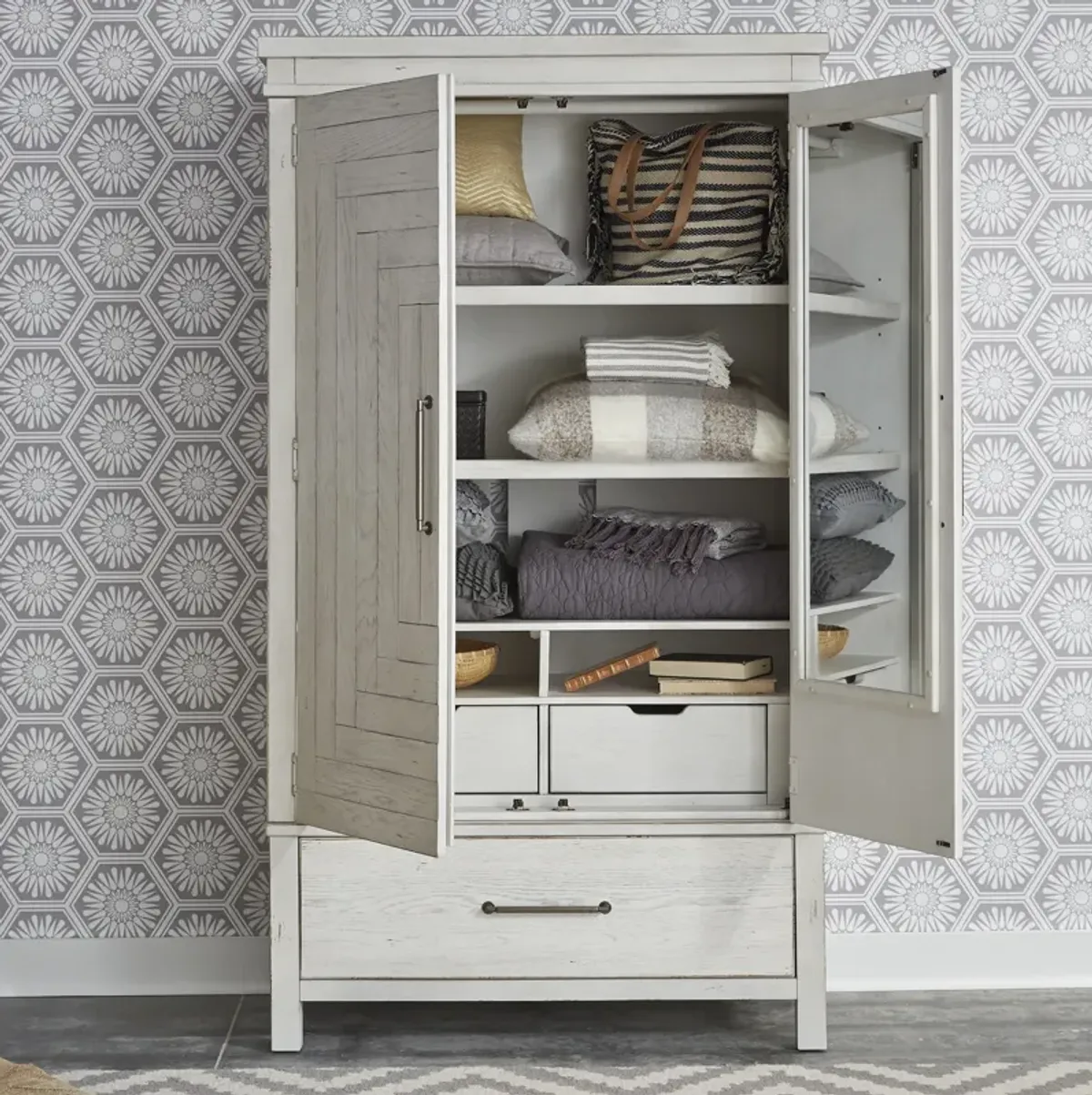 Liberty Furniture Modern Farmhouse Armoire