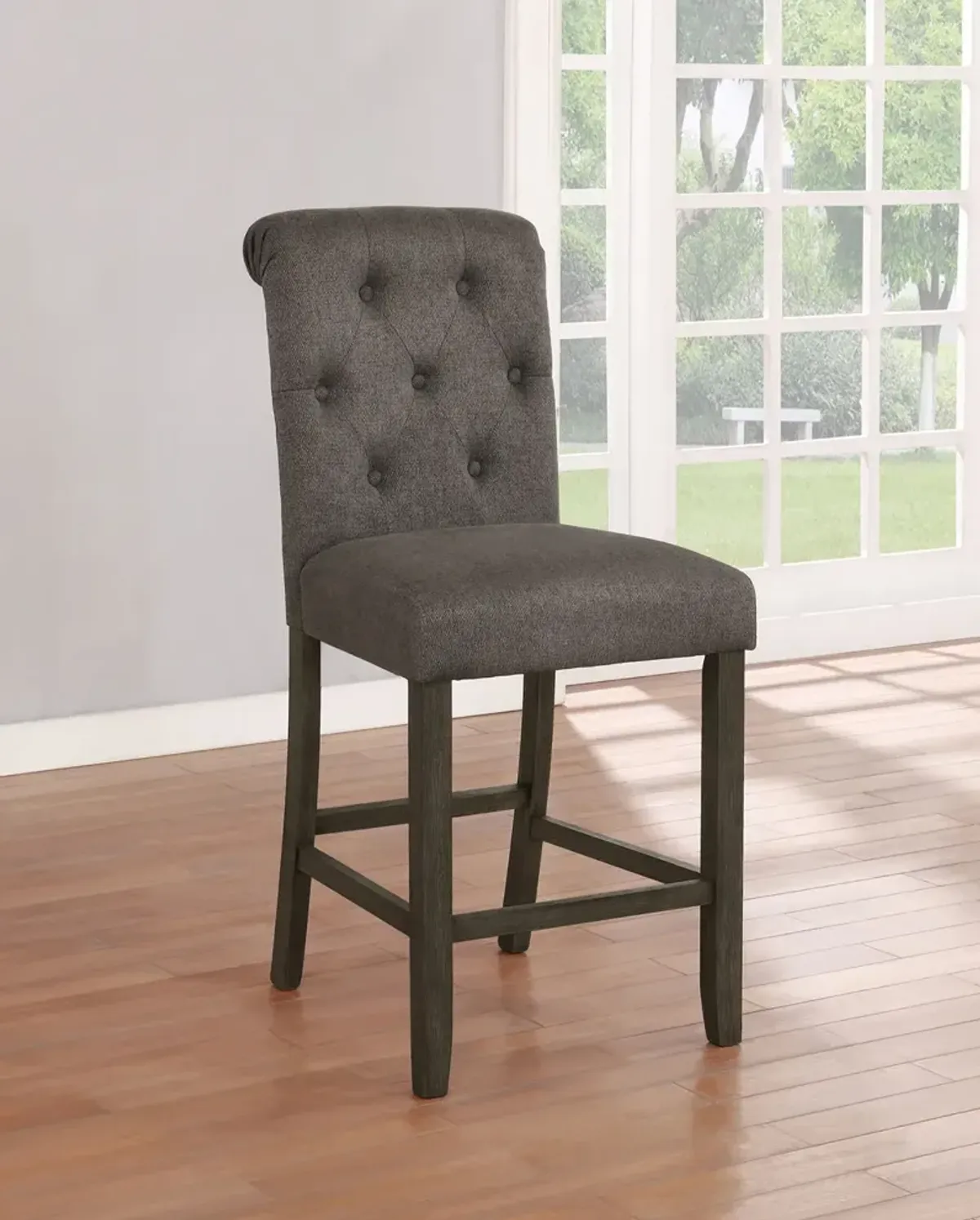 Coaster Balboa Fabric Upholstered Counter Chair Grey