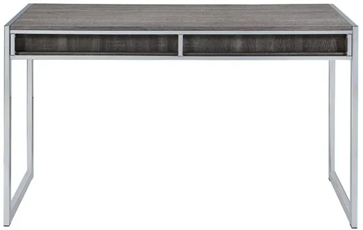 WALLICE WRITING DESK WEATHERED GREY