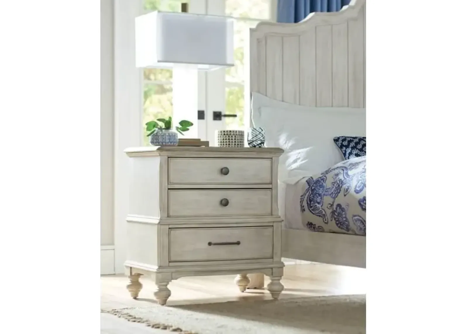 American Drew Litchfield Sun Washed Moray Nightstand