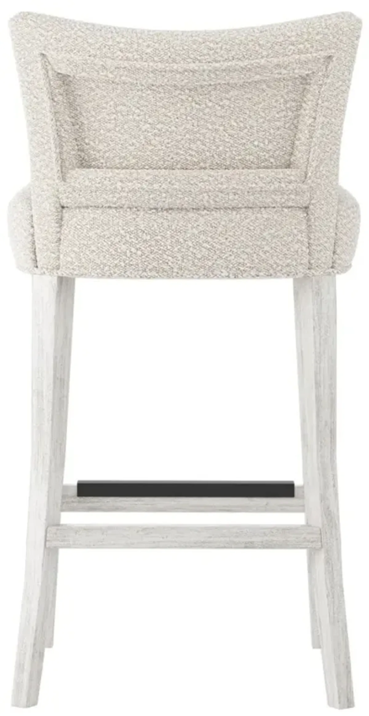 Bernhardt Giles Fabric Wire Brushed Bar Stool