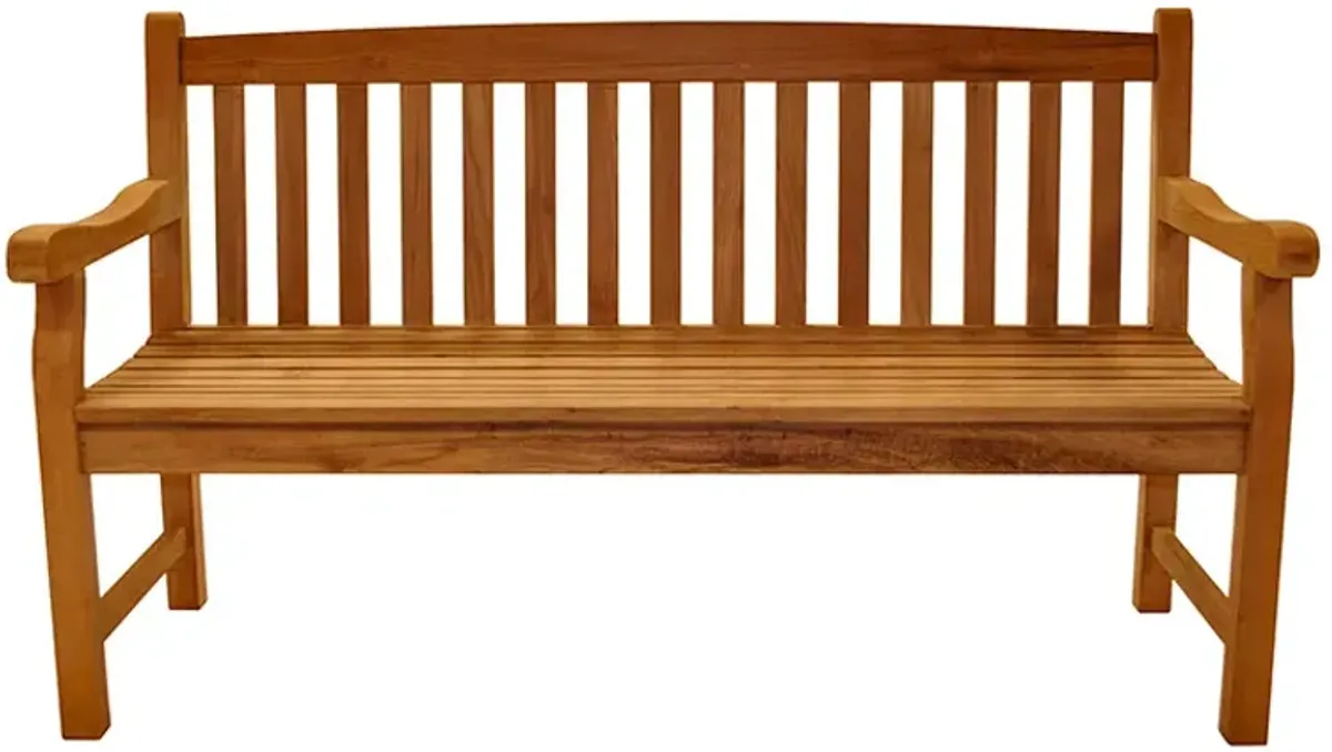 Royal Teak Classic Outdoor Three-Seater Bench