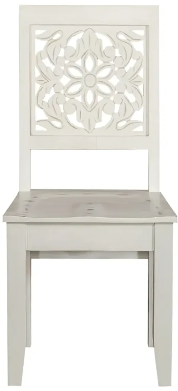 Liberty Furniture Trellis Lane Weathered White Accent Chair