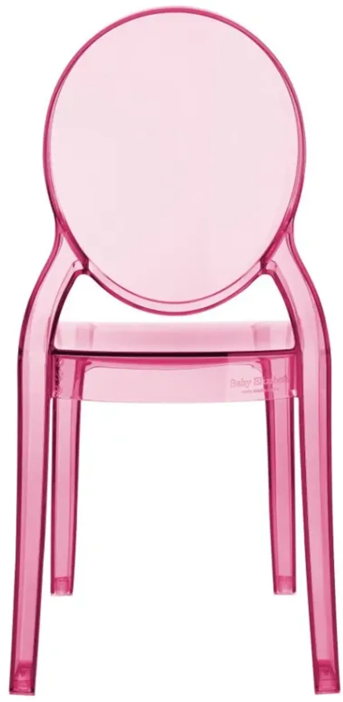 Compamia Kids/Teens Baby Elizabeth Transparent Pink Chair