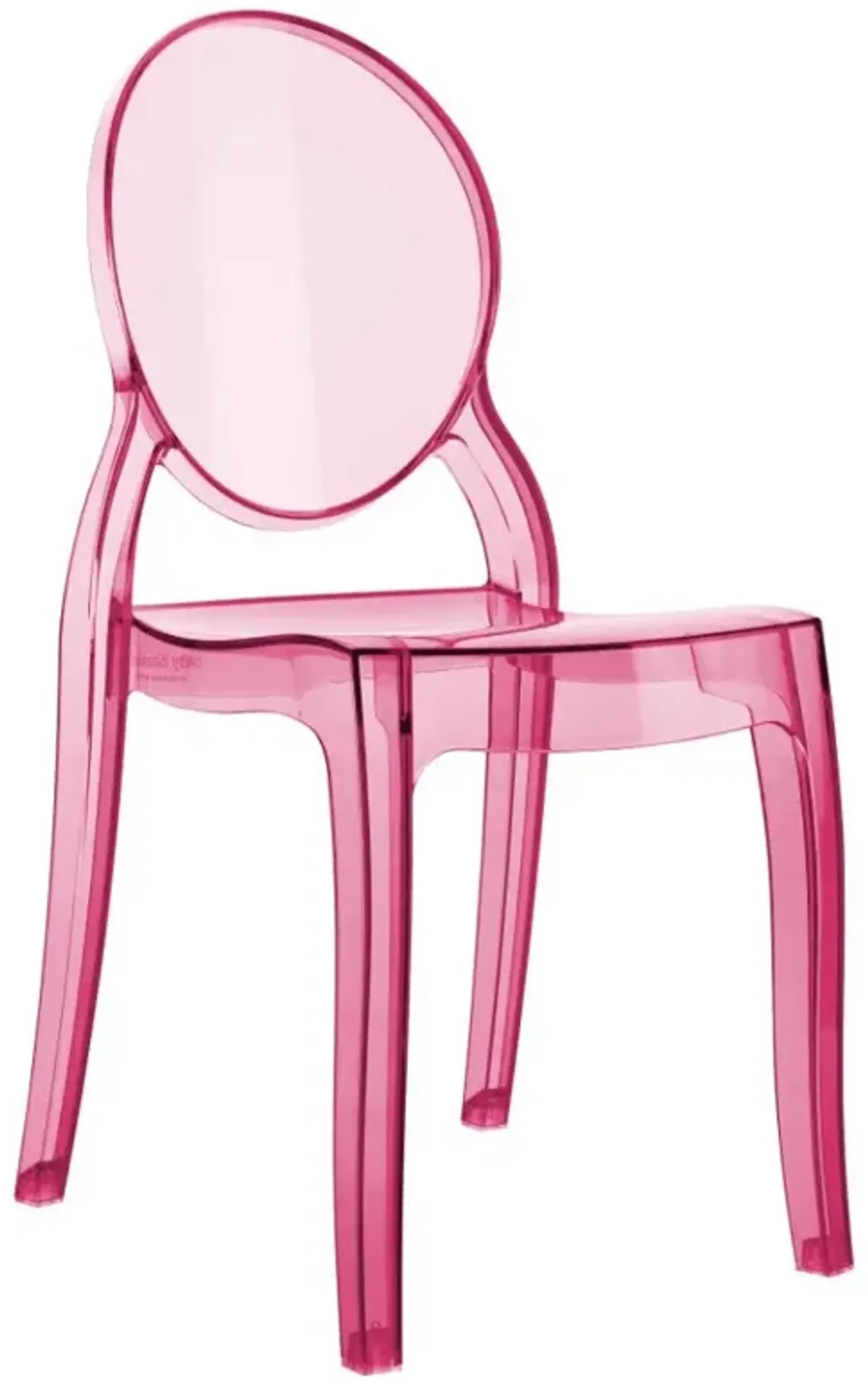 Compamia Kids/Teens Baby Elizabeth Transparent Pink Chair