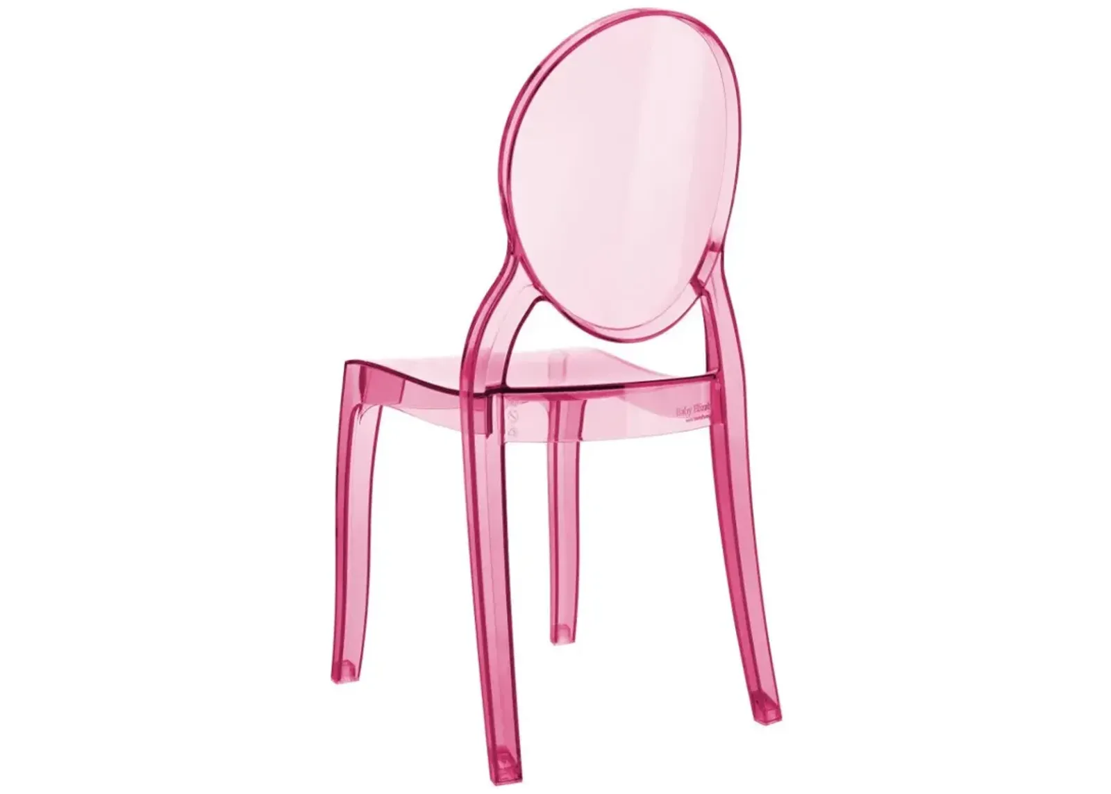 Compamia Kids/Teens Baby Elizabeth Transparent Pink Chair