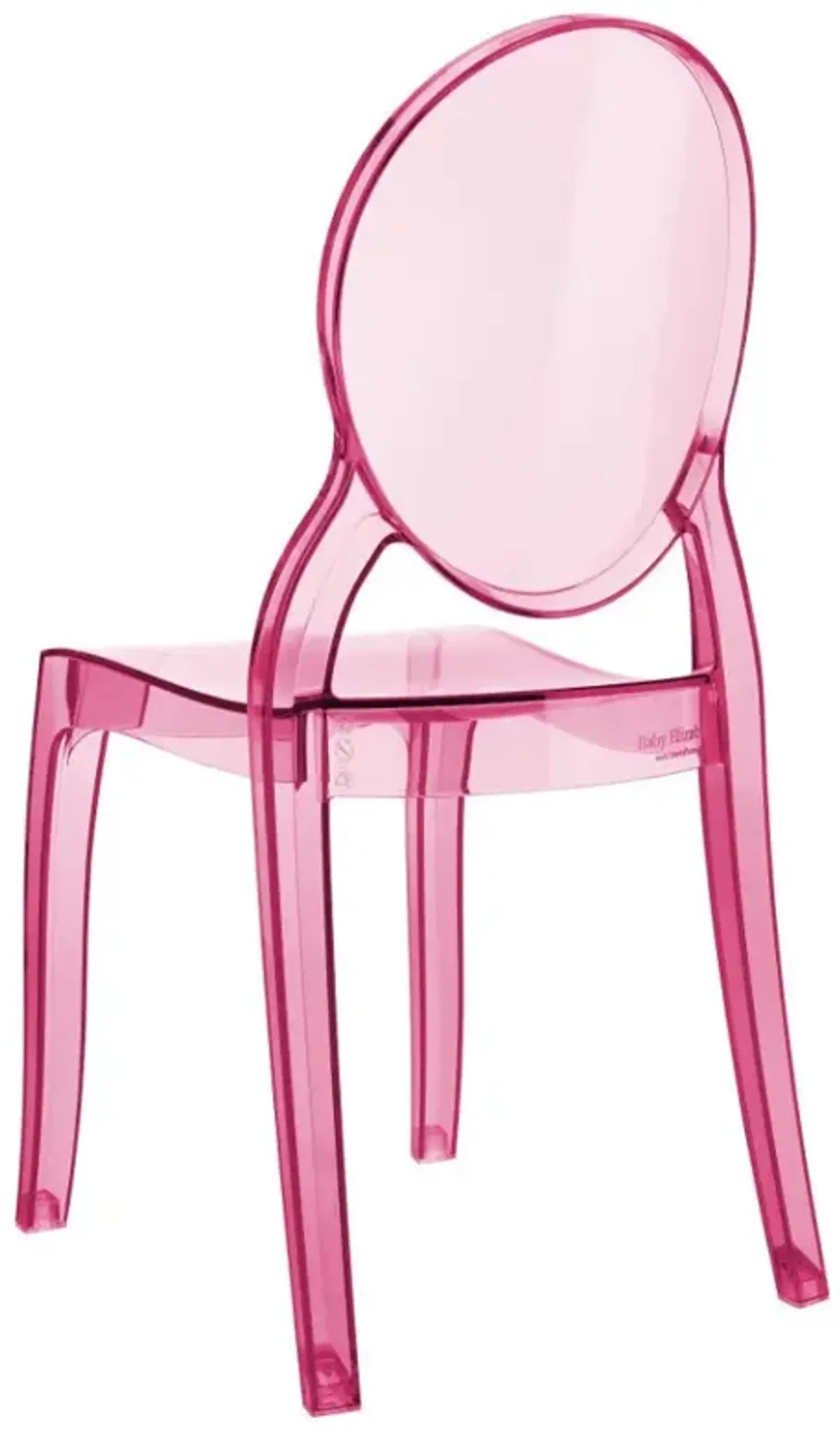 Compamia Kids/Teens Baby Elizabeth Transparent Pink Chair