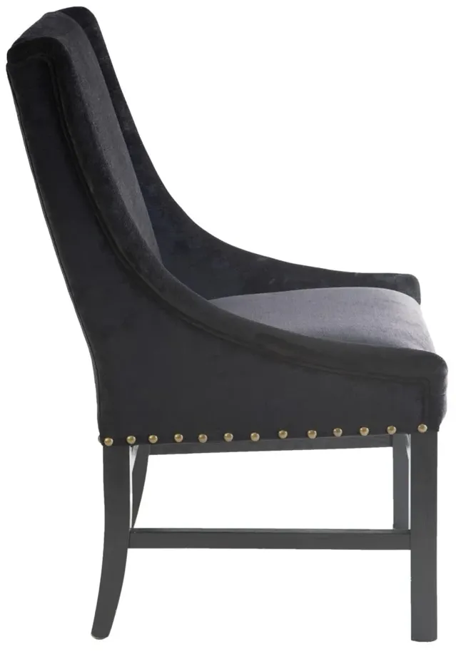 VINTAGE BLACK JOSH ARM CHAIR