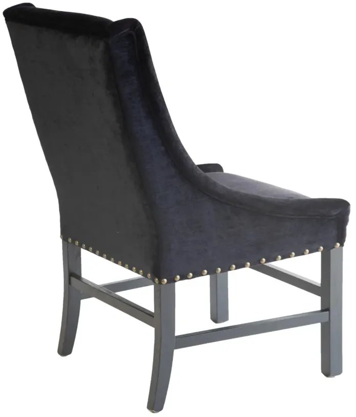 VINTAGE BLACK JOSH ARM CHAIR