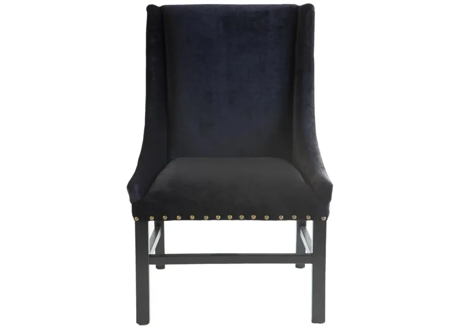 VINTAGE BLACK JOSH ARM CHAIR