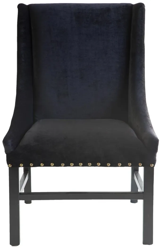 VINTAGE BLACK JOSH ARM CHAIR