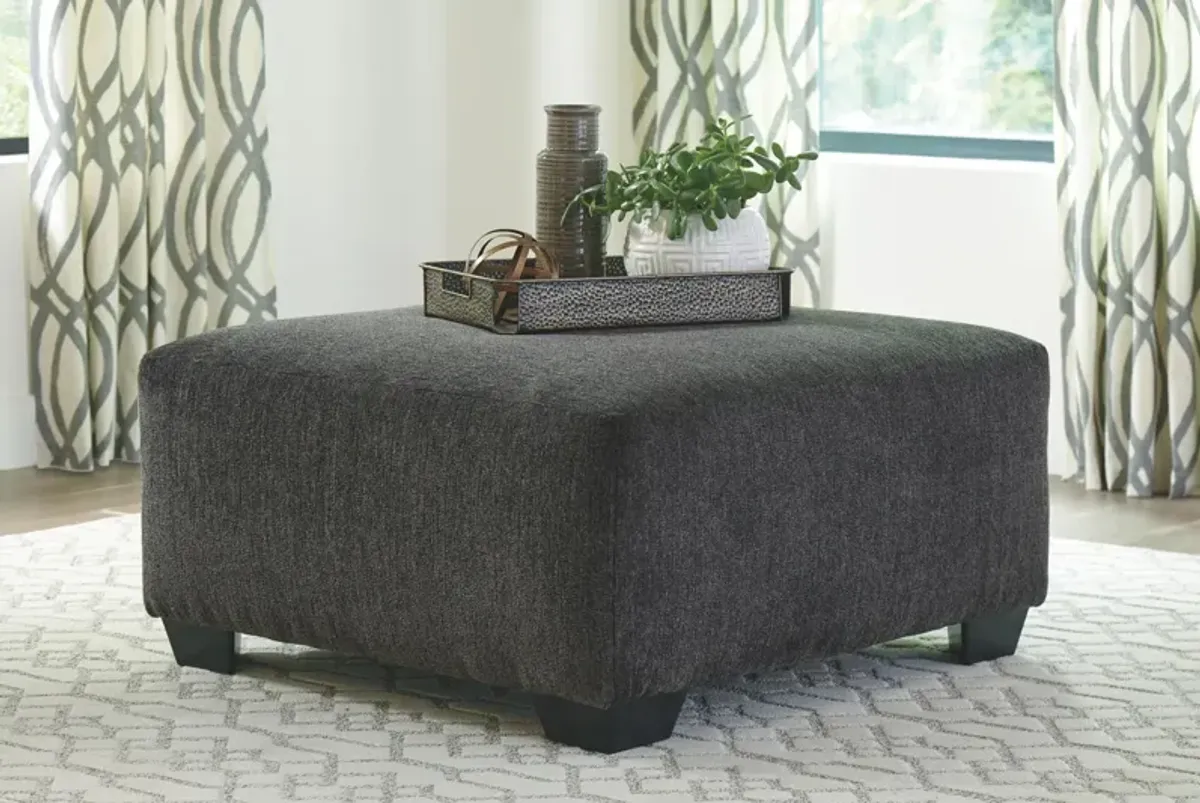 Ashley Ballinasloe Smoke Oversized Accent Ottoman