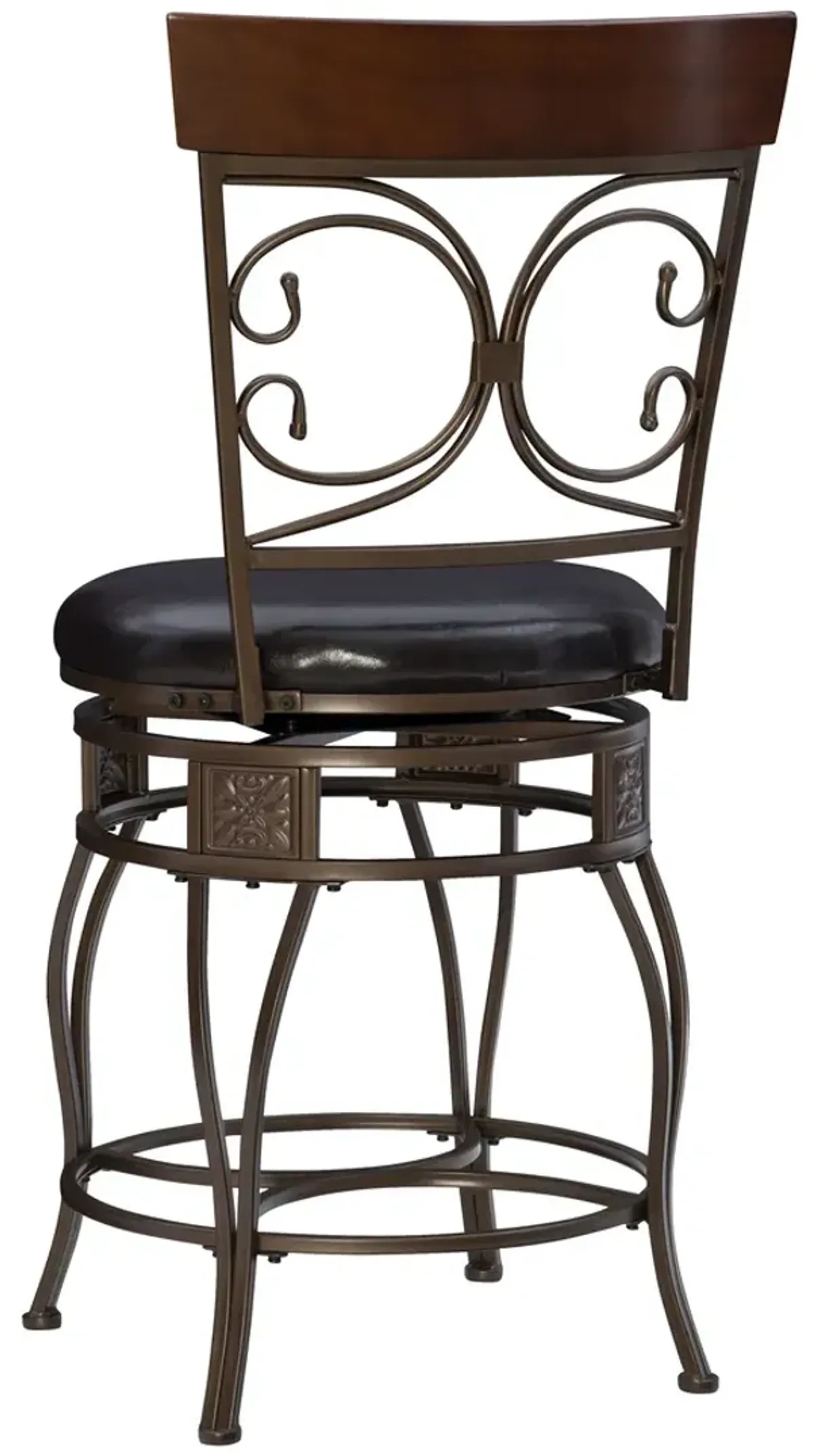 Powell Big & Tall Back To Back Scroll Counter Stool