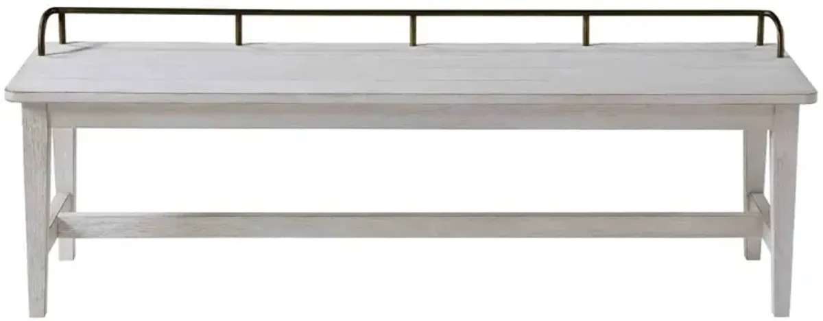 Steve Silver Pendleton Ivory Bench