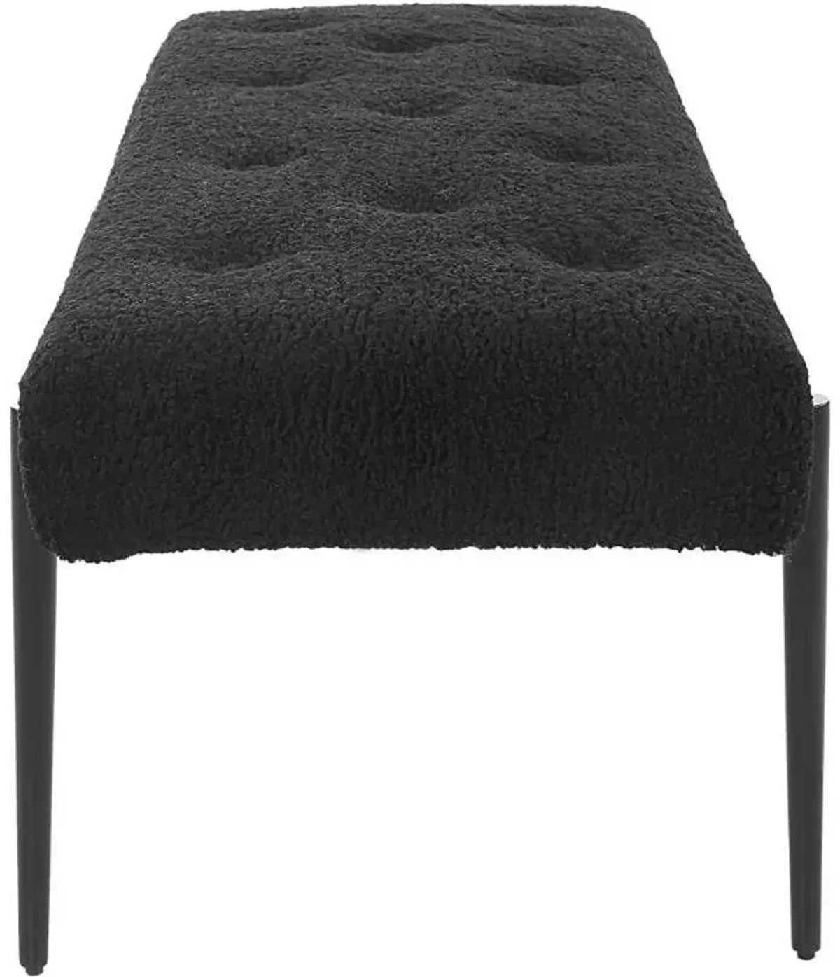 Uttermost Olivier Black Bench