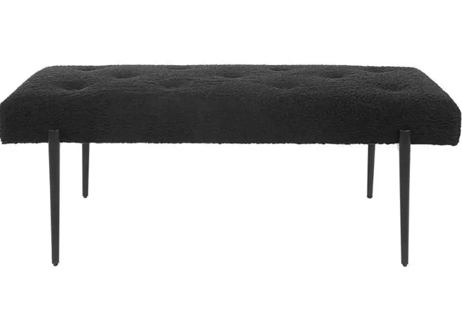 Uttermost Olivier Black Bench