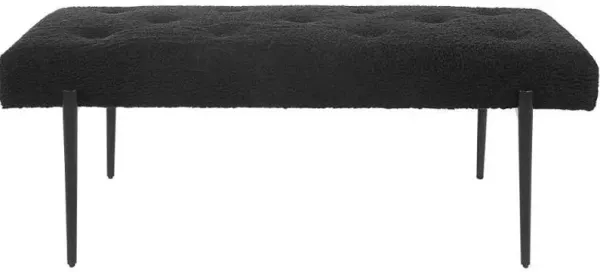 Uttermost Olivier Black Bench