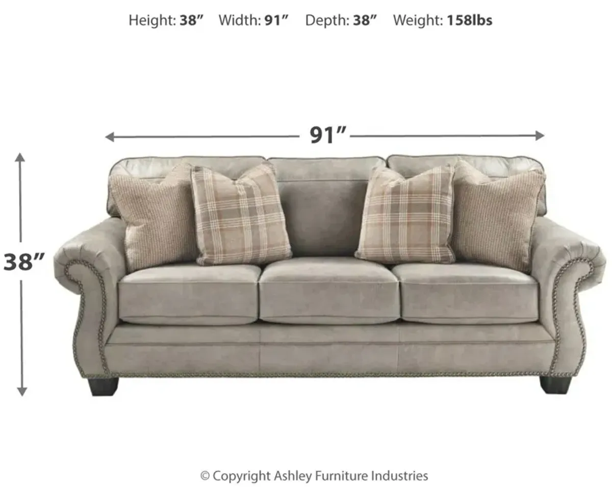 Ashley Olsberg Steel Sofa