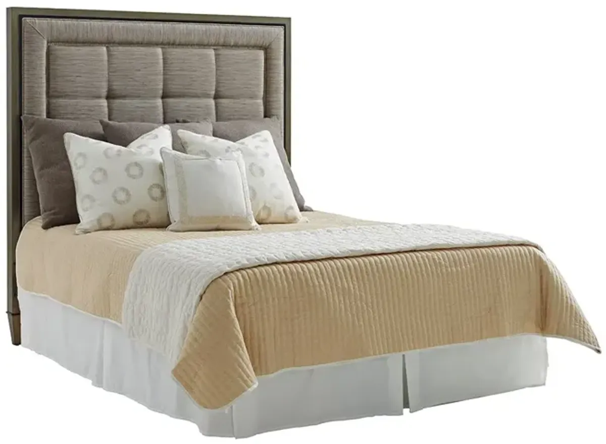 ST. TROPEZ QUEEN UPHOLSTERED PANEL HEADBOARD