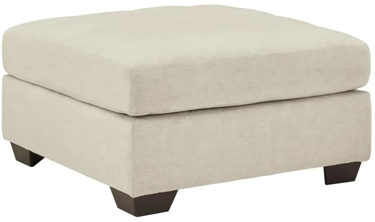 Ashley Falkirk Oversized Accent Ottoman Parchment Benchcraft