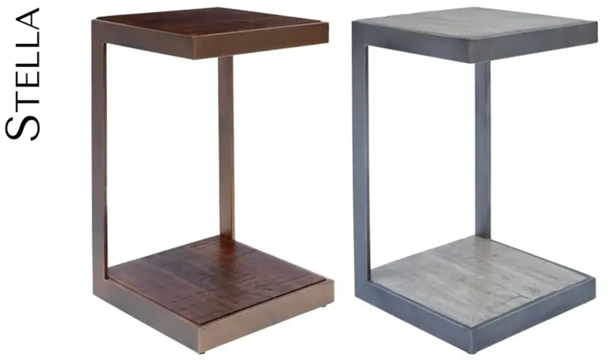 Jofran Stella C-Table Antique Grey