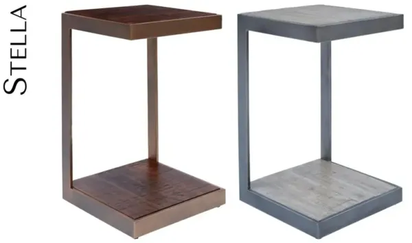 Jofran Stella C-Table Antique Grey