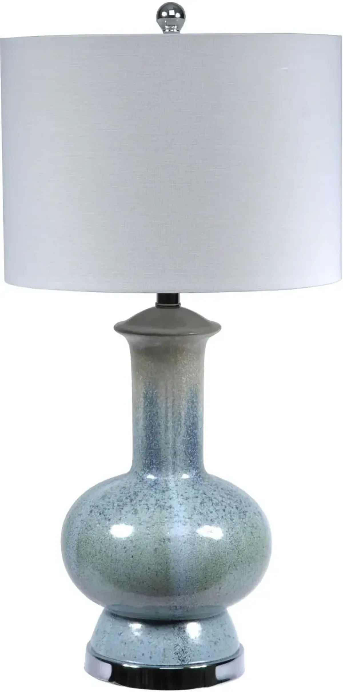 Crestview Sea Breeze Blue Table Lamp