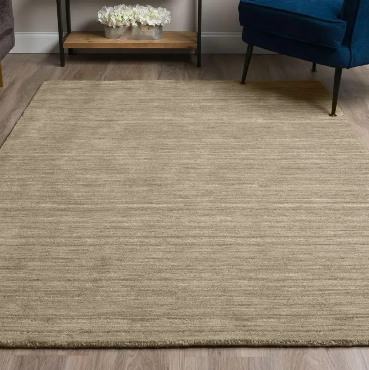 RAFIA TAUPE 5'X8' AREA RUG