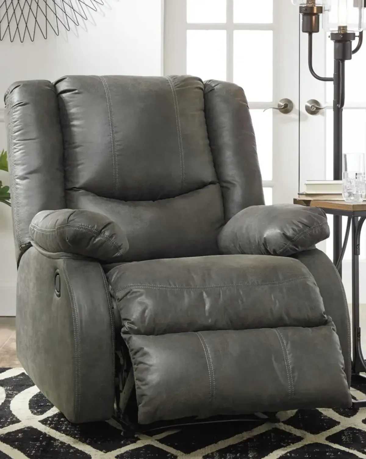 Ashley Bladewood Slate Zero Wall Recliner