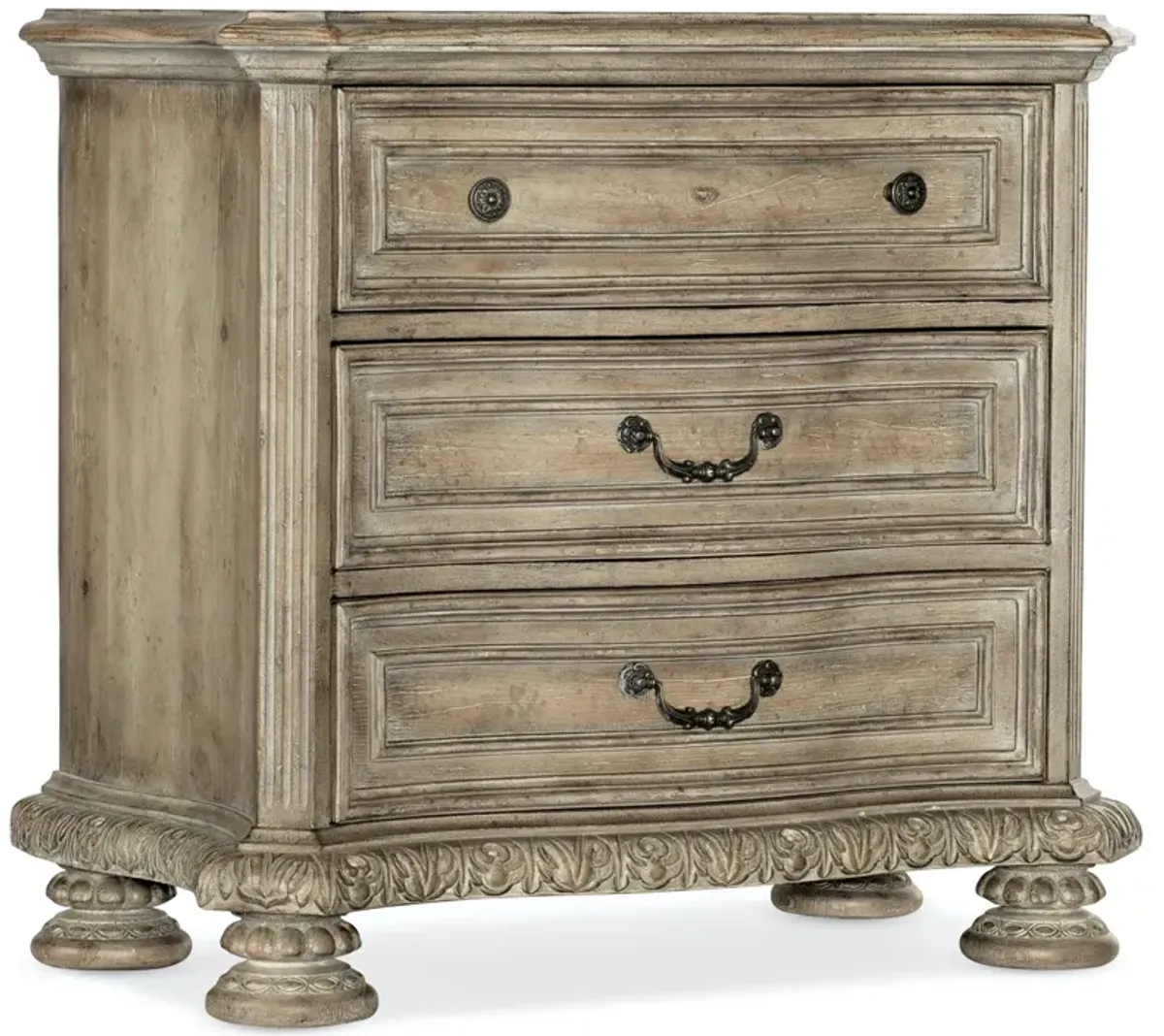 Hooker Furniture Castella 3-Drawer Nightstand